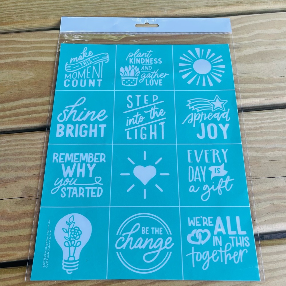 (**Bundle to Save) *New* Chalk Couture Silk Screen Transfer